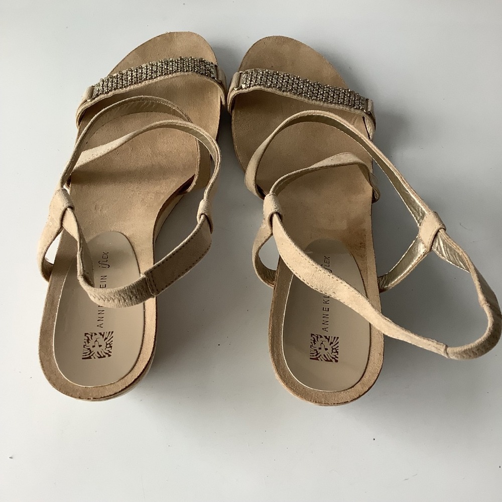 Anne Kline AKJASIA IFlex Wedge Sandals 9M - Picture 4 of 16